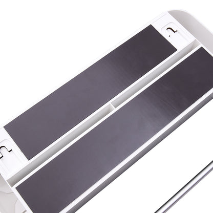 Dual-Layer Magnetic Plastic Wrap Dispenser with Cutter