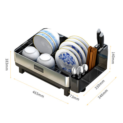 Stainless Steel Dish Drainer Rack Kitchen Organiser
