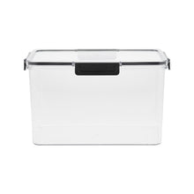 Set of 4 Stackable Clear Storage Boxes Fridge Organisers