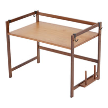 Wooden Spice Rack Organizer with Hooks