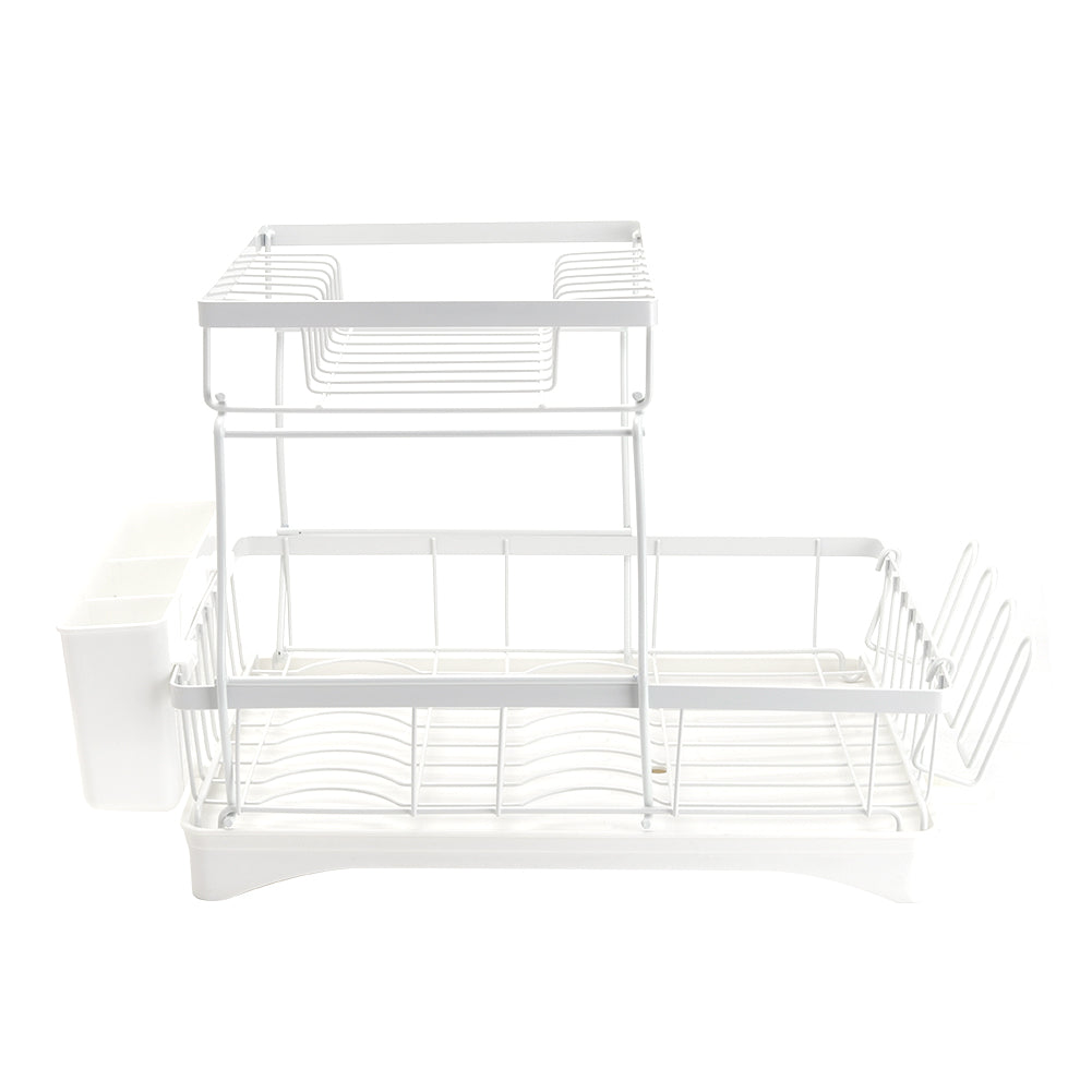 2-Tier Dish Drainer with Drying Tray