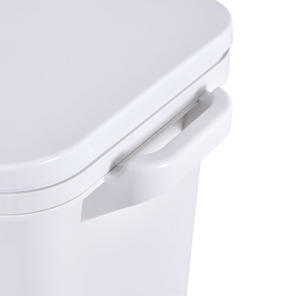 49L 3-Tier Dry Wet Separation Trash Bin with Inner Buckets