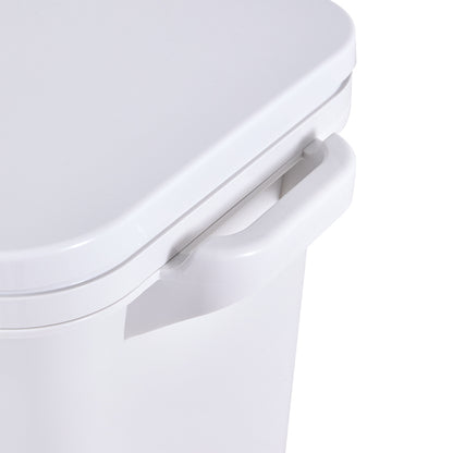 49L 3-Tier Dry Wet Separation Trash Bin with Inner Buckets