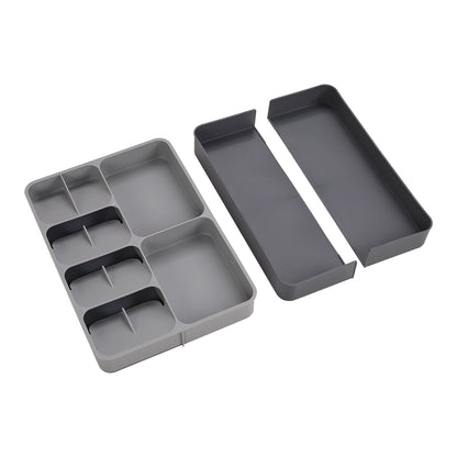 Expandable 12-Compartment Cutlery Tray Drawer Organiser