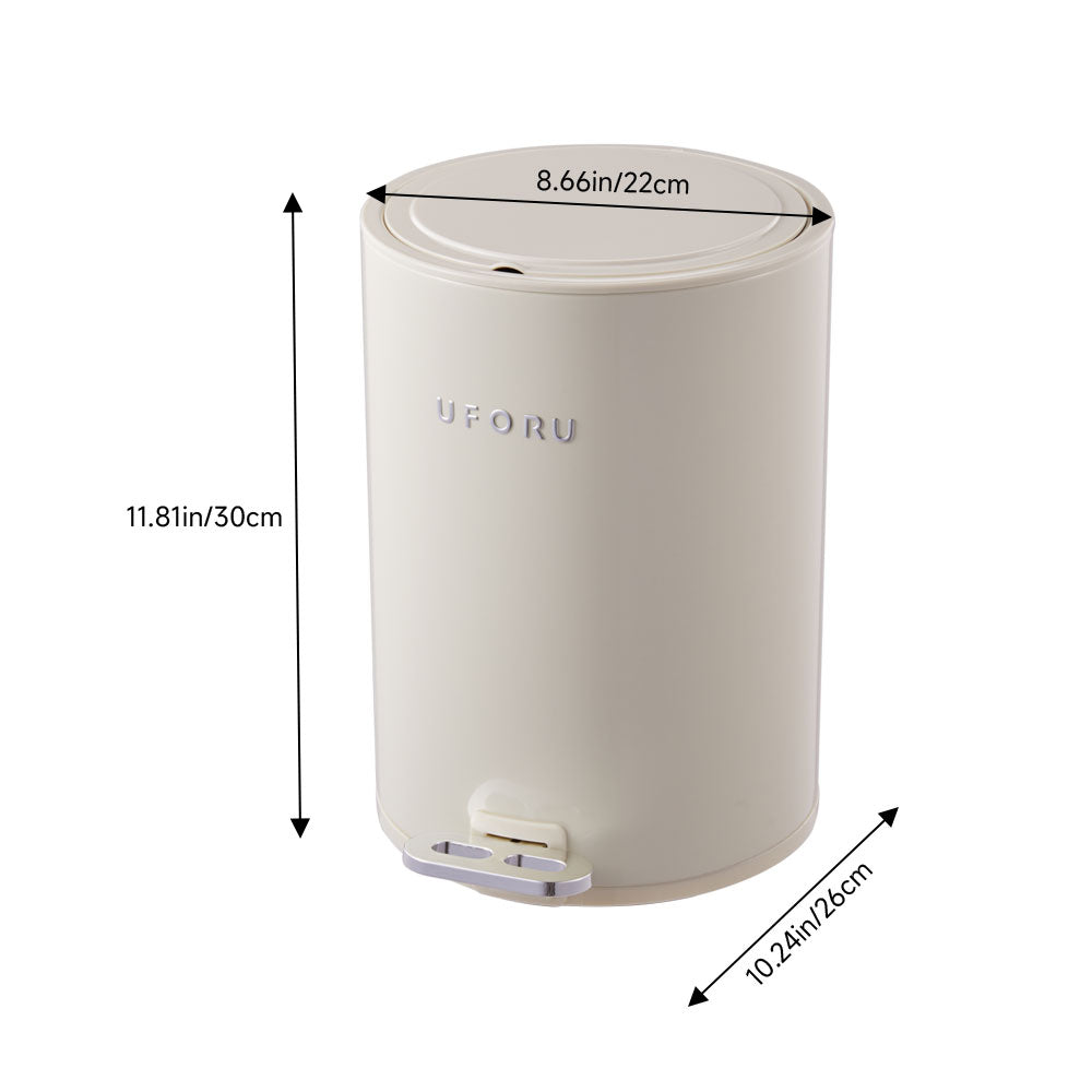 8L Step-On Trash Bin