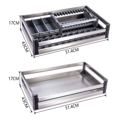 Stainless Steel Cabinet Pull-Out Basket