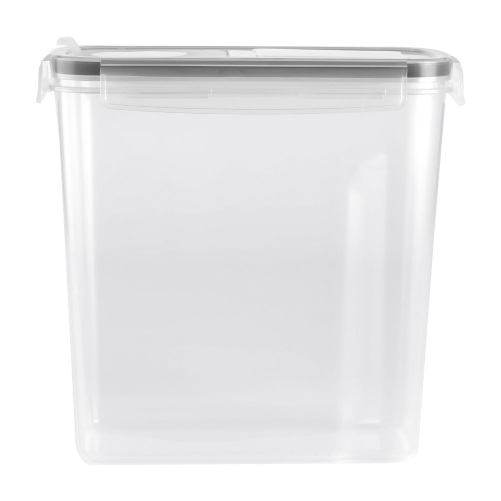4Pcs 4L Plastic Dry Food Storage Container with Sealed Lid