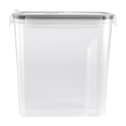 4Pcs 4L Plastic Dry Food Storage Container with Sealed Lid
