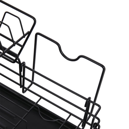 Multifunctional 2 Tier Detachable Dish Drainer Rack