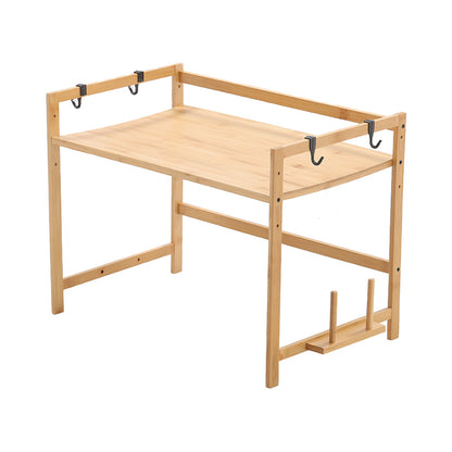 Freestanding Kitchen Organizer Storage Shelf Spice Jars Rack