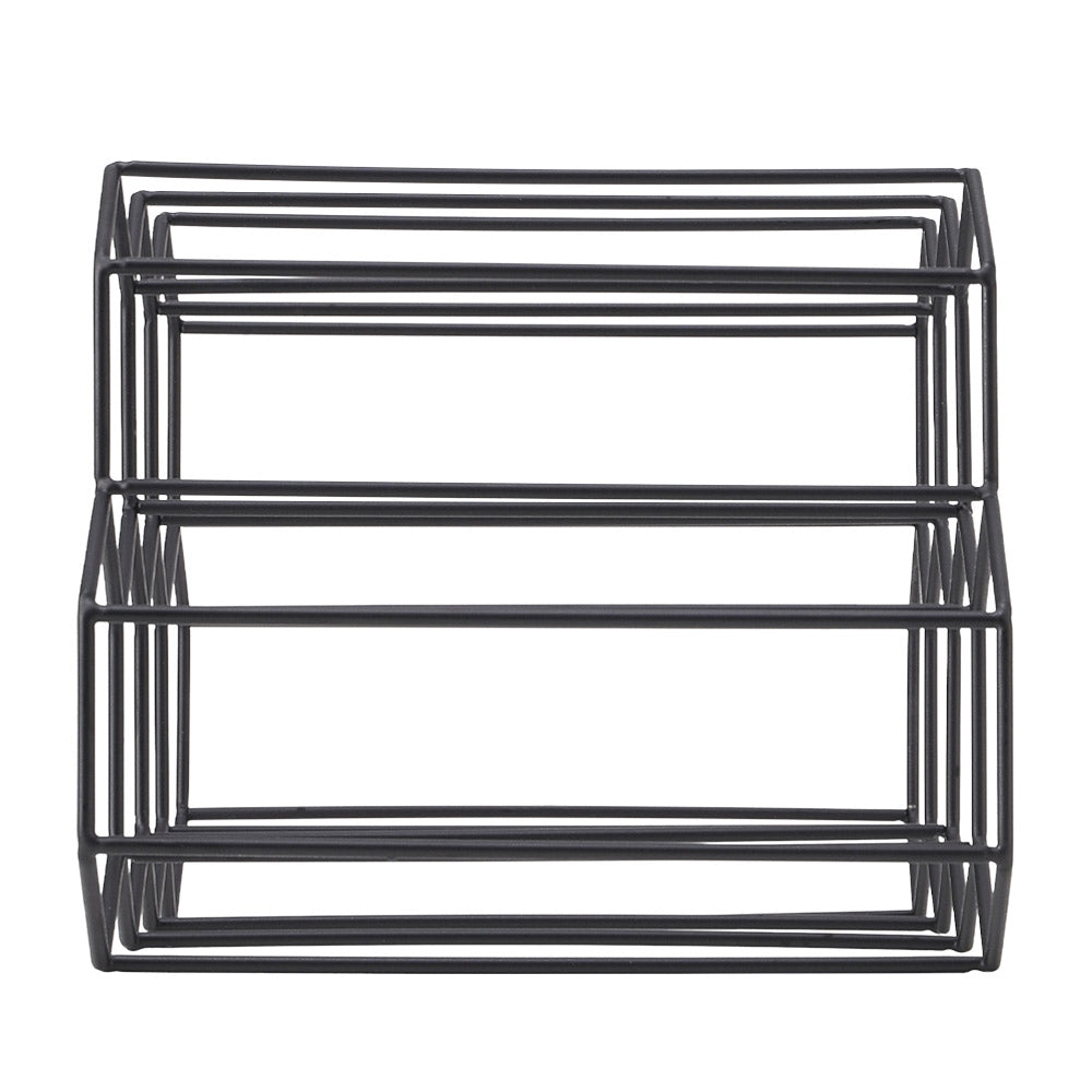 Countertop Hexagon Metal Wine Rack